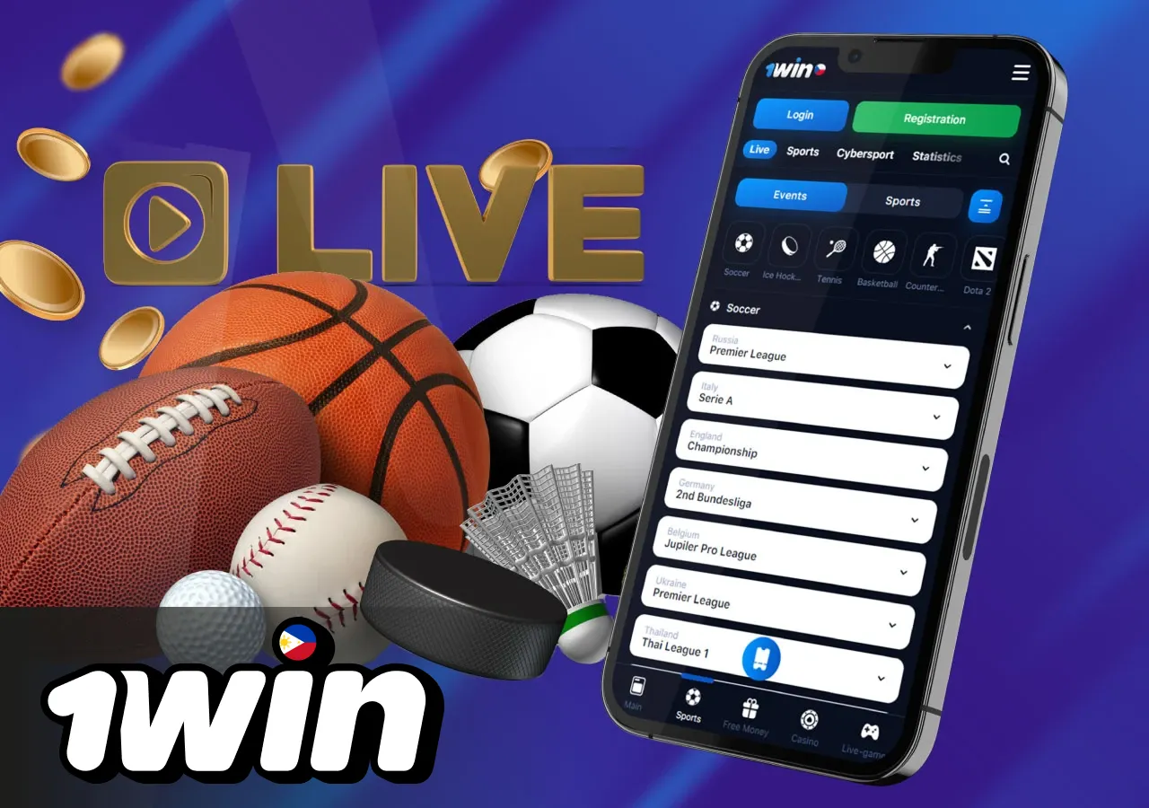 Live sports betting on the bookmaker's platform