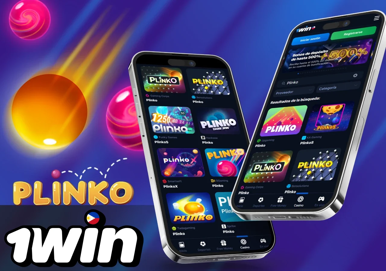 An exciting game of Plinko at 1Win