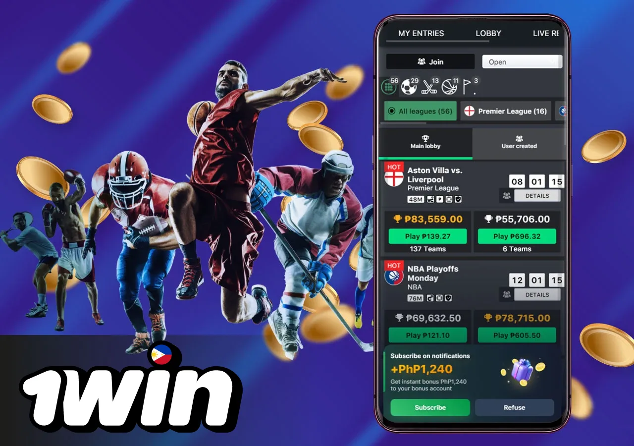Play fantasy sports on a sportsbook platform