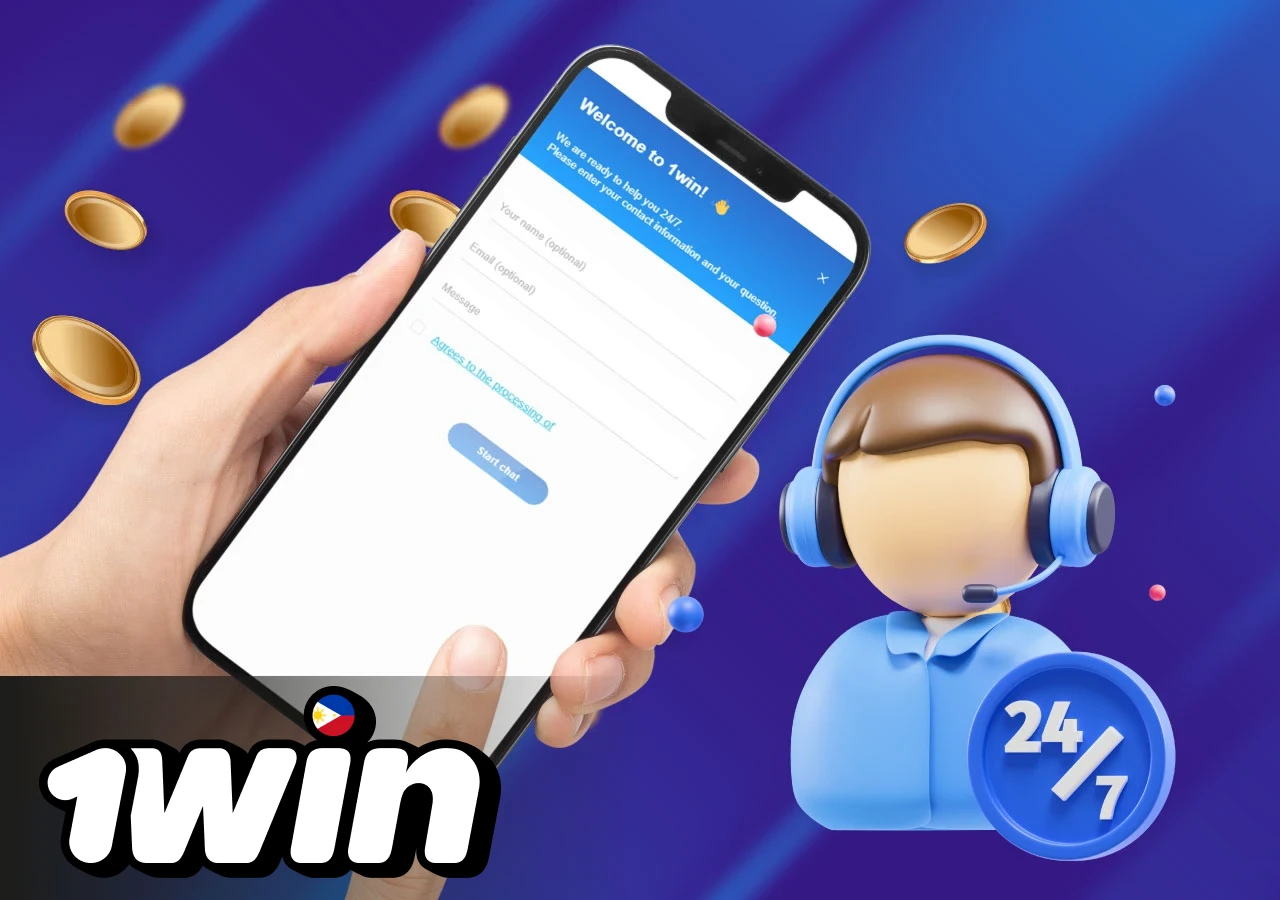 24/7 customer support in 1Win